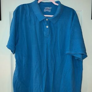 Old Navy Size XXL Blue Polo Shirt